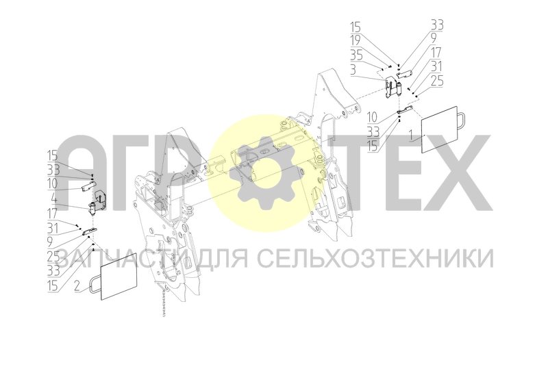 Чертеж Установка панелей (КСУ-2.40.57.300)